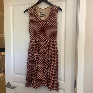 Effie’s Heart Strawberry Print Dress — S